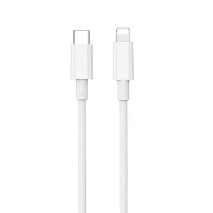 Kabl za podatke i punjenje USB-C - Lightning WiWu Wi-C008, 30W, 1.2m, Beli