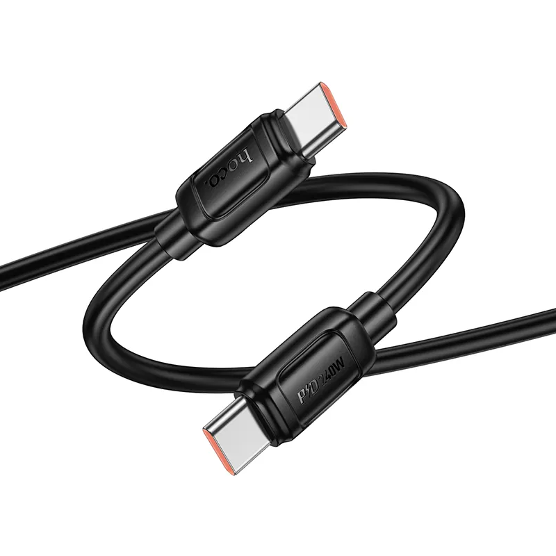 Kabl za podatke i punjenje USB-C - USB-C HOCO X115, 240W, 1m, Crni