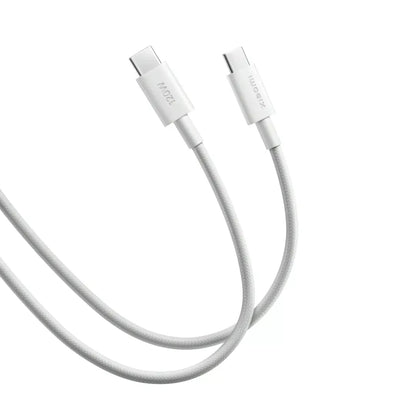 Kabl za Prenos Podataka i Punjenje USB-C - USB-C Xiaomi, 120W, 1m, Beli BHR087KGL