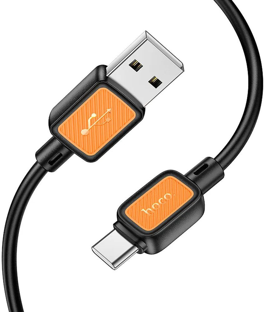 Kabl za podatke i punjenje USB-A - USB-C HOCO X108, 18W, 1m, Crni