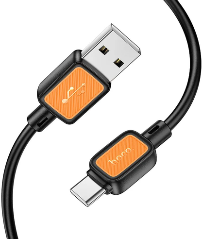 Kabl za podatke i punjenje USB-A - USB-C HOCO X108, 18W, 1m, Crni