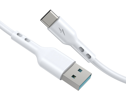 Kabl za podatke i punjenje USB-A - USB-C BWOO X172C, 60W, 1m, Bela
