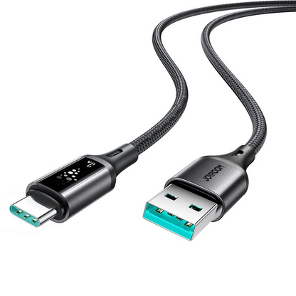 Kabl za podatke i punjenje USB-A - USB-C Joyroom S-A60 StarTalk, 18W, 1.2m, Crni