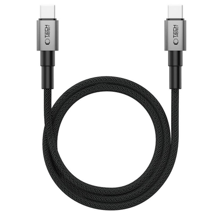 Kabl za podatke i punjenje USB-C - USB-C Tech-Protect Ultraboost DNA MagTwist, 100W, 2m, Sivi
