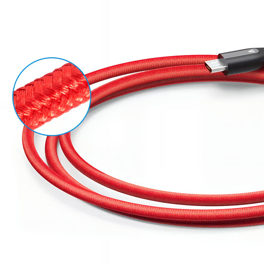 Kabl za podatke i punjenje USB-A - microUSB Anker PowerLine+, 18W, 0.91m, Crveni A8142G91