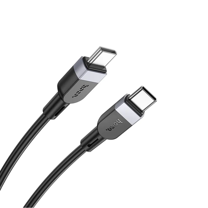 Kabl za prenos podataka i punjenje USB-C - USB-C HOCO X109, 60W, 1m, Crni