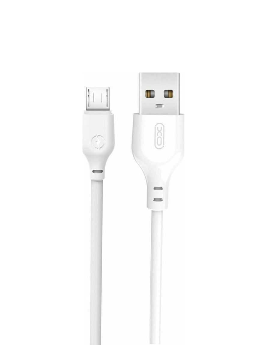 Kabl za podatke i punjenje USB-A - microUSB XO Design NB103, 18W, 2m, Beli