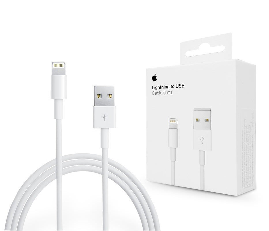 Kabl za prenos podataka i punjenje USB-A - Lightning Apple A1480, 18W, 1m, Beli MUQW3ZM/A