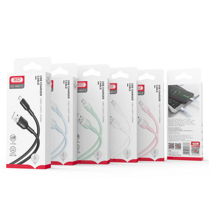 Kabl za Prenos Podataka i Punjenje USB-A - Lightning XO Design NB212, 18W, 1m, Beli