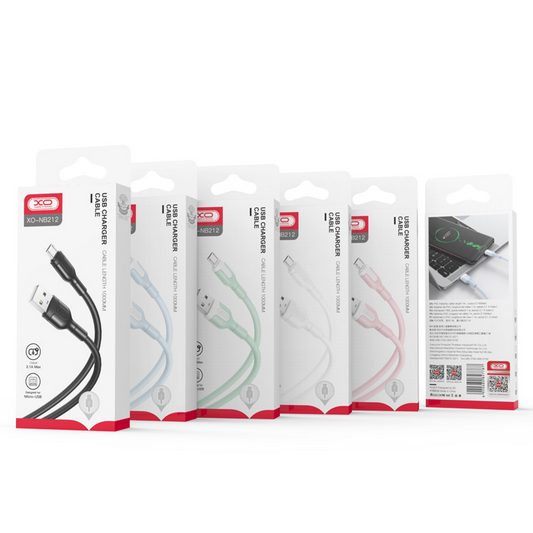 Kabl za Prenos Podataka i Punjenje USB-A - Lightning XO Design NB212, 18W, 1m, Beli