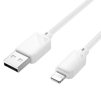 Kabl za prenos podataka i punjenje USB-A - Lightning HOCO X113, 18W, 1m, Bela