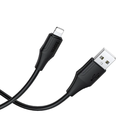 USB-A - Lightning HOCO X124 kabl za prenos podataka i punjenje, 18W, 1m, Crna