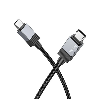 USB-C - USB-C HOCO X110 kabl za prenos podataka i punjenje, 60W, 1m, Crni