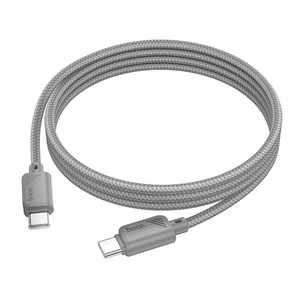 USB-C - USB-C kabl za prenos podataka i punjenje HOCO X113, 60W, 1m, Siva