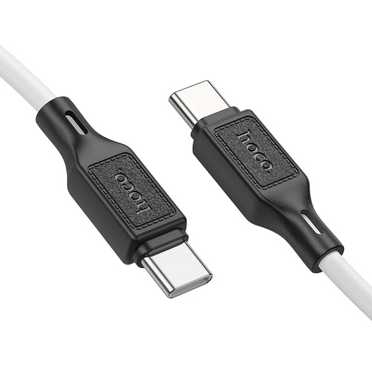 USB-C - USB-C kabl za prenos podataka i punjenje HOCO X90, 60W, 1m, Bela