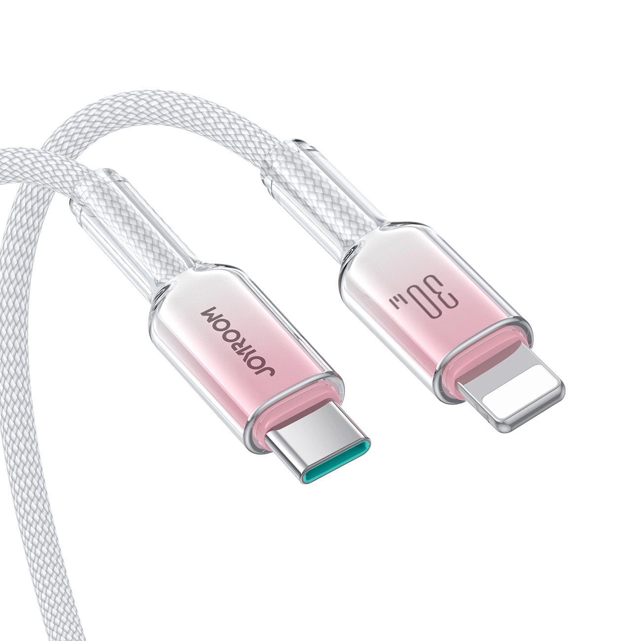 USB-C - Lightning kabl za prenos podataka i punjenje Joyroom S-A42, 30W, 1.2m, Bela