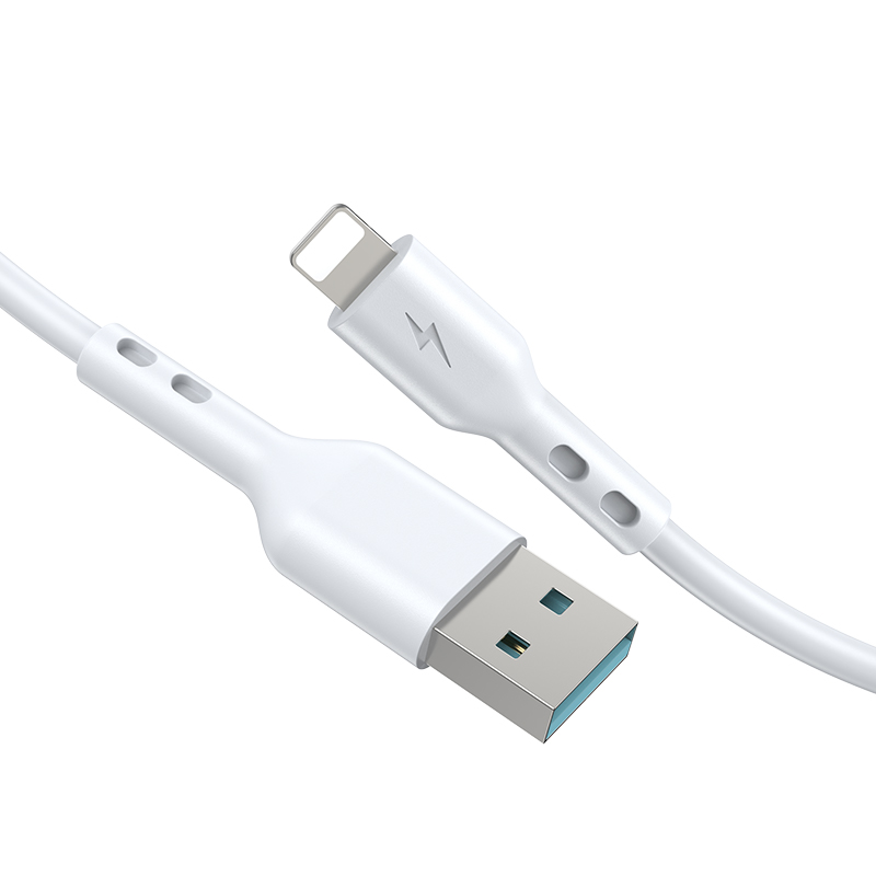 Kabl za prenos podataka i punjenje USB-A - Lightning BWOO BO-X172L-2M, 15W, 2m, Bela