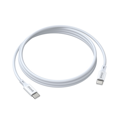 USB-C - USB-C kabl za prenos podataka i punjenje BWOO BO-X283CC-2M, 60W, 2m, Bela
