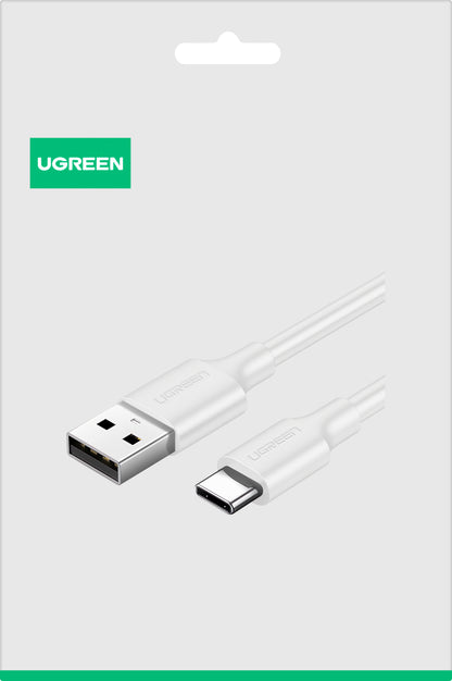 Kabl za podatke i punjenje USB-A - USB-C UGREEN US287, 18W, 1.5m, Beli