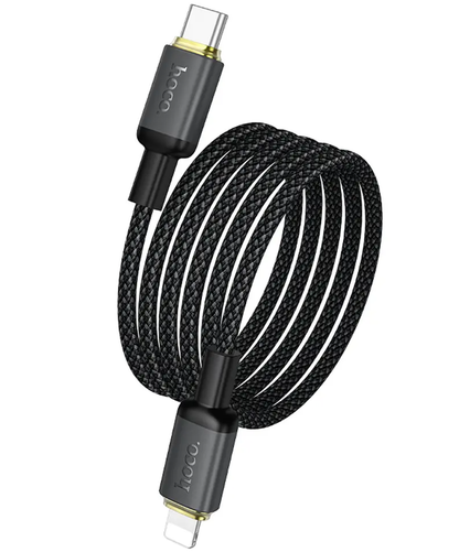 USB-C - Lightning HOCO X128 Benefit kabl za prenos podataka i punjenje, 30W, 1m, Crna
