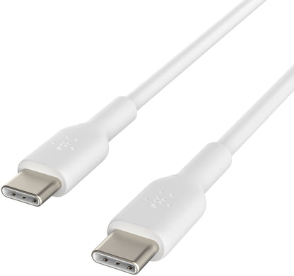 USB-C - USB-C kabl za prenos podataka i punjenje Belkin BoostCharge, 60W, 2m, bela boja CAB003bt2MWH