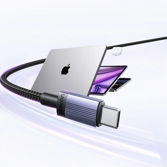 Kabl za prenos podataka i punjenje USB-C - USB-C UGREEN, 100W, 3m, Crna