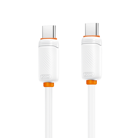 USB-C - USB-C kabl za prenos podataka i punjenje XO Design NB-Q298, 240W, 1m, Bela