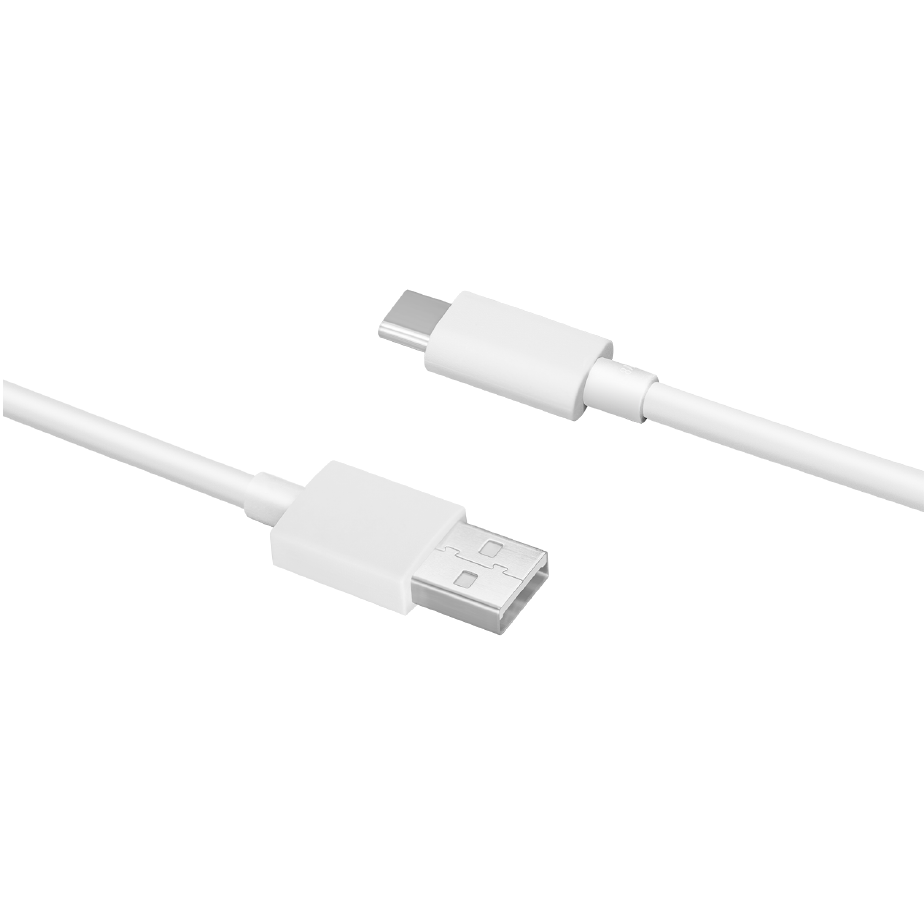 Kabl za prenos podataka i punjenje USB-A - USB-C Oppo DL129, 1m, Bela 611602000006
