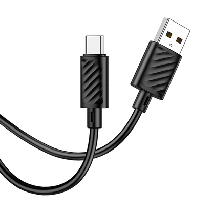 USB-A - USB-C HOCO X88 kabl za prenos podataka i punjenje, 18W, 2m, Crna