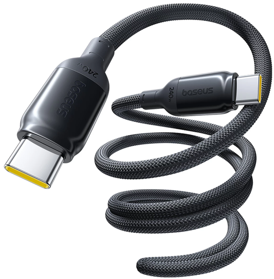 USB-C - USB-C kabl za prenos podataka i punjenje Baseus PicoGo II, 240W, 1m, Crni E0423300