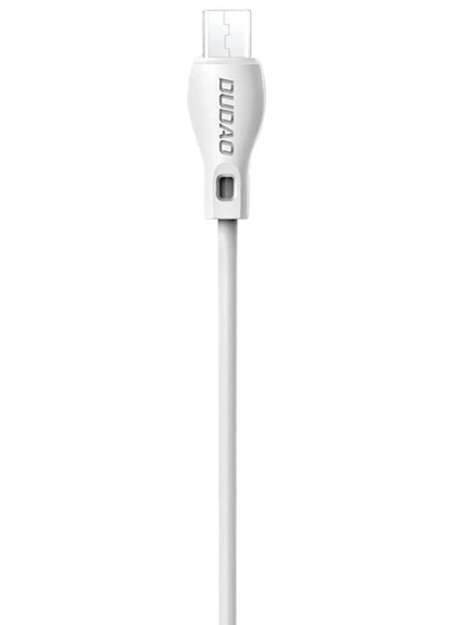 Kabl za prenos podataka i punjenje USB-A - microUSB Dudao L4M, 18W, 1m, Bela