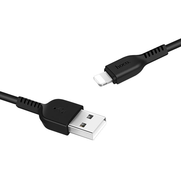 Kabl za podatke i punjenje USB-A - Lightning HOCO Flash X20, 18W, 1m, Crni