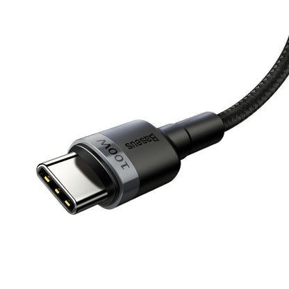 USB-C Data and Charging Cable - USB-C Baseus Cafule, 100W, 2m, Gray CATKLF-ALG1