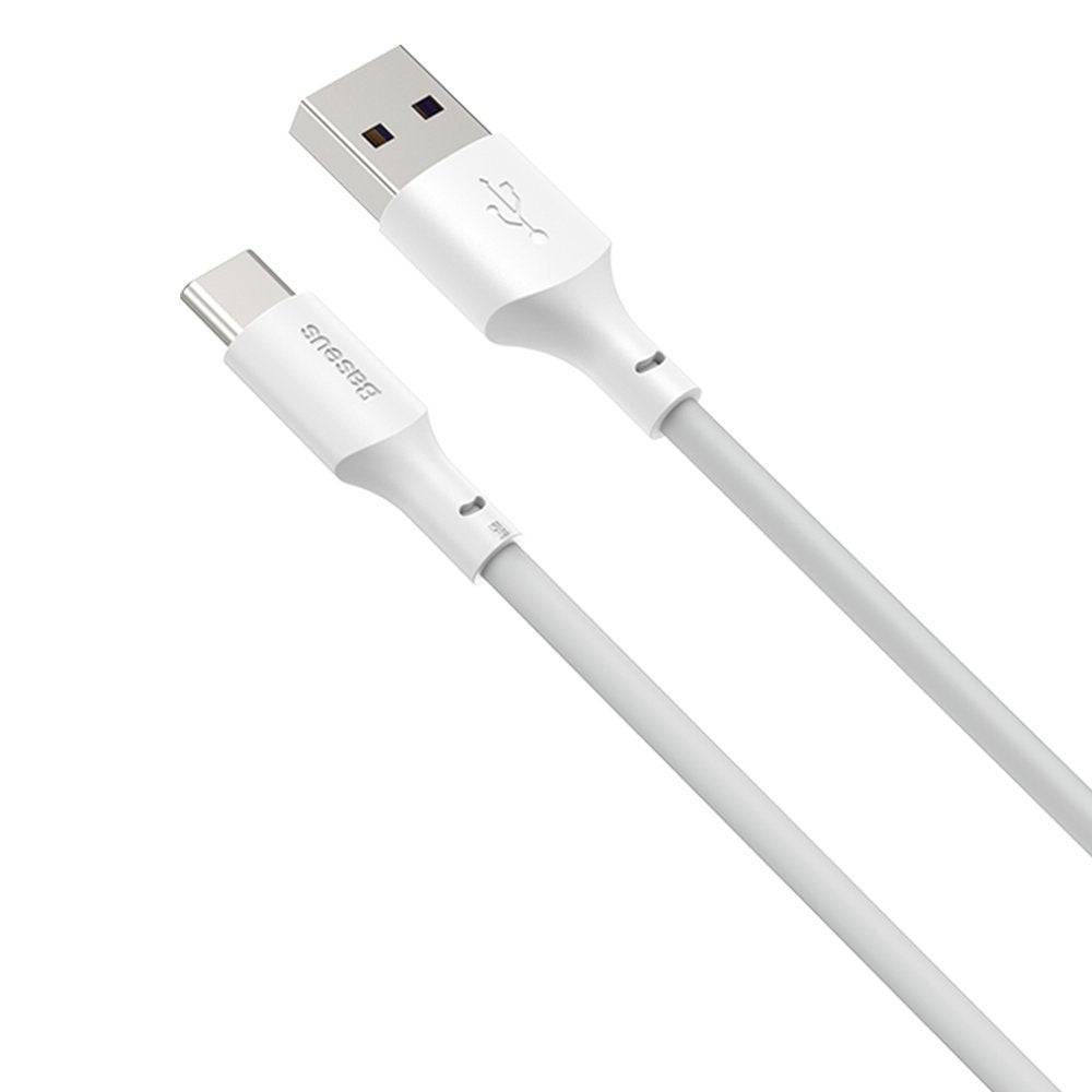 Kabel za Prijenos Podataka i Punjenje USB-A - USB-C Baseus, 40W, 1.5m, Set 2 komada, Bijela TZCATZJ-02