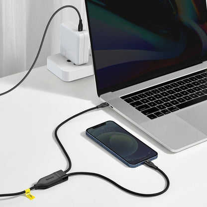 Kabl za prenos podataka i punjenje USB-C - Lightning / USB-C Baseus Flash Series 2in1, 100W, 1.2m, Crni CA1T2-F01