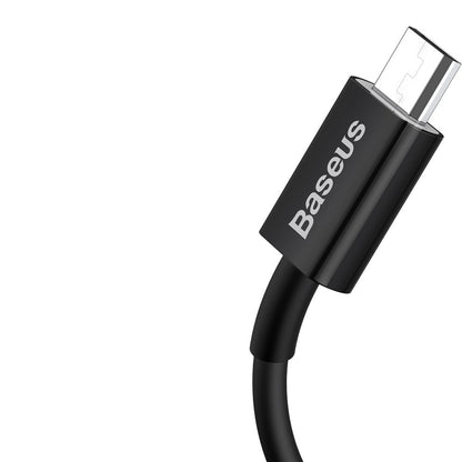 Kabel za Prijenos Podataka i Punjenje USB-A - microUSB Baseus Superior Series, 18W, 1m, Crni CAMYS-01