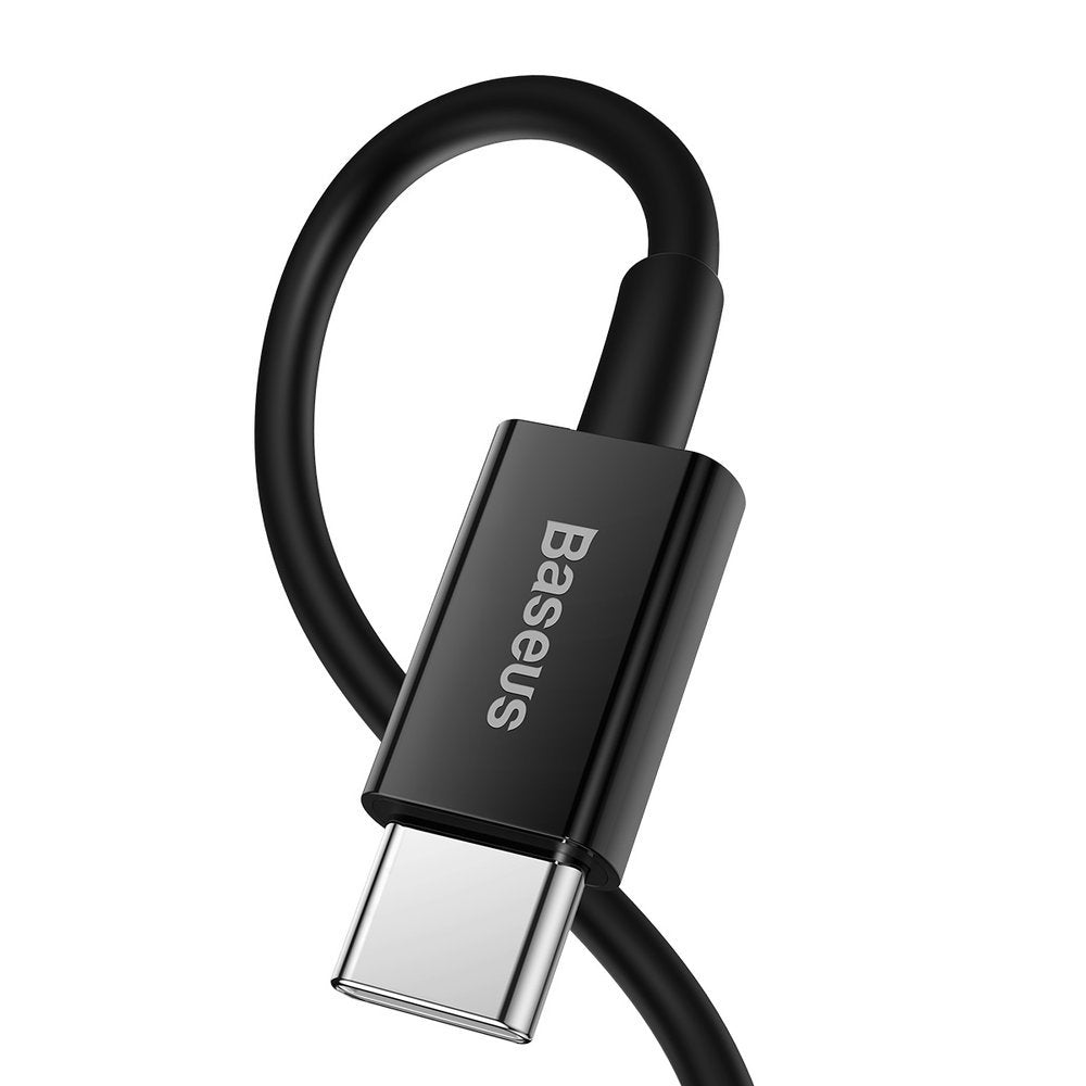 Kabel za Prijenos Podataka i Punjenje USB-C - Lightning Baseus Superior Series, 20W, 1m, Crni CATLYS-A01
