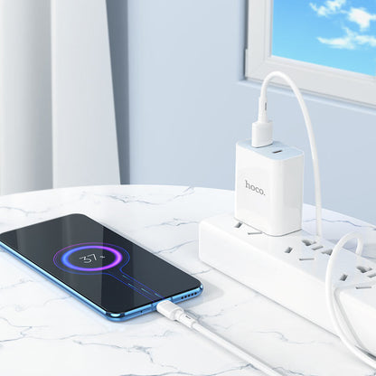 Kabl za Prenos Podataka i Punjenje USB-A - microUSB HOCO X83 Victory, 18W, 1m, Beli