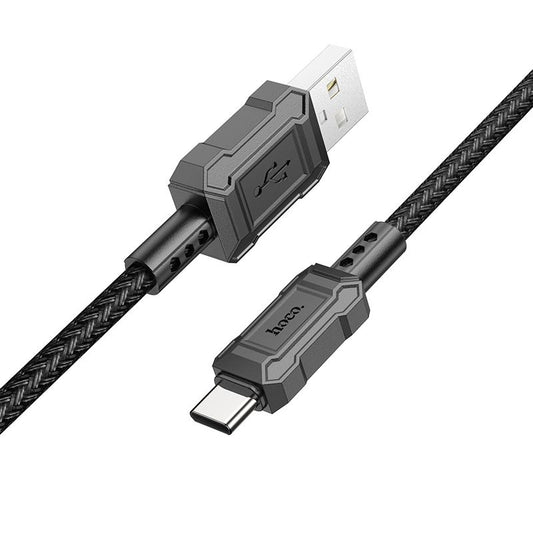 Data and Charging Cable USB-A - USB-C HOCO Leader X94, 18W, 1m, Black 