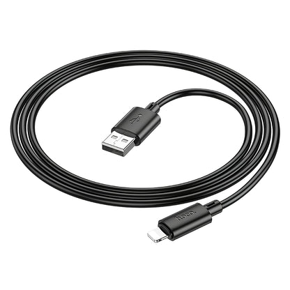 HOCO X88 USB-A - Lightning Data and Charging Cable, 18W, 1m, Black 