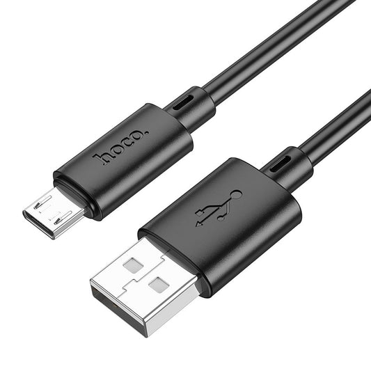 HOCO X88 USB-A - microUSB Data and Charging Cable, 18W, 1m, Black 