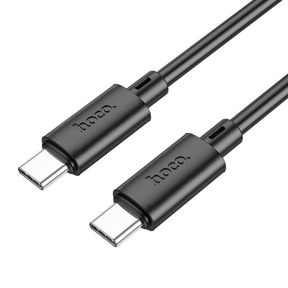 Kabl za Prenos Podataka i Punjenje USB-C - USB-C HOCO X88, 60W, 1m, Crni