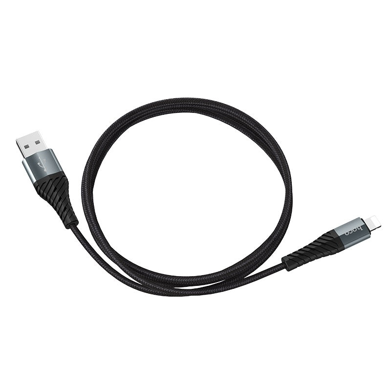 Kabl za Prenos Podataka i Punjenje USB-A - Lightning HOCO X38 Cool, 18W, 1m, Crni