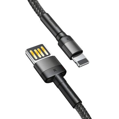 Kabel za Prijenos Podataka i Punjenje USB-A - Lightning Baseus Cafule, 18W, 2m, Sivi CALKLF-HG1