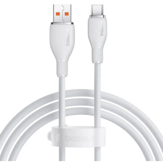 Kabl za Prenos Podataka i Punjenje USB-A - USB-C Baseus Pudding, 100W, 2m, Beli P10355703221-01