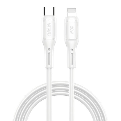 Kabel za Prijenos Podataka i Punjenje USB-C - Lightning WiWu Wi-C043E Starlink, 30W, 1m, Bijeli