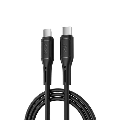 Kabel za Prijenos Podataka i Punjenje USB-C - USB-C WiWu Wi-C043E Starlink, 60W, 1m, Crni
