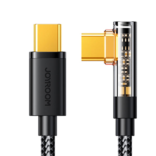 Kabl za podatke i punjenje USB-C - USB-C Joyroom S-CC100A6 Angled, 100W, 1.2m, Crni