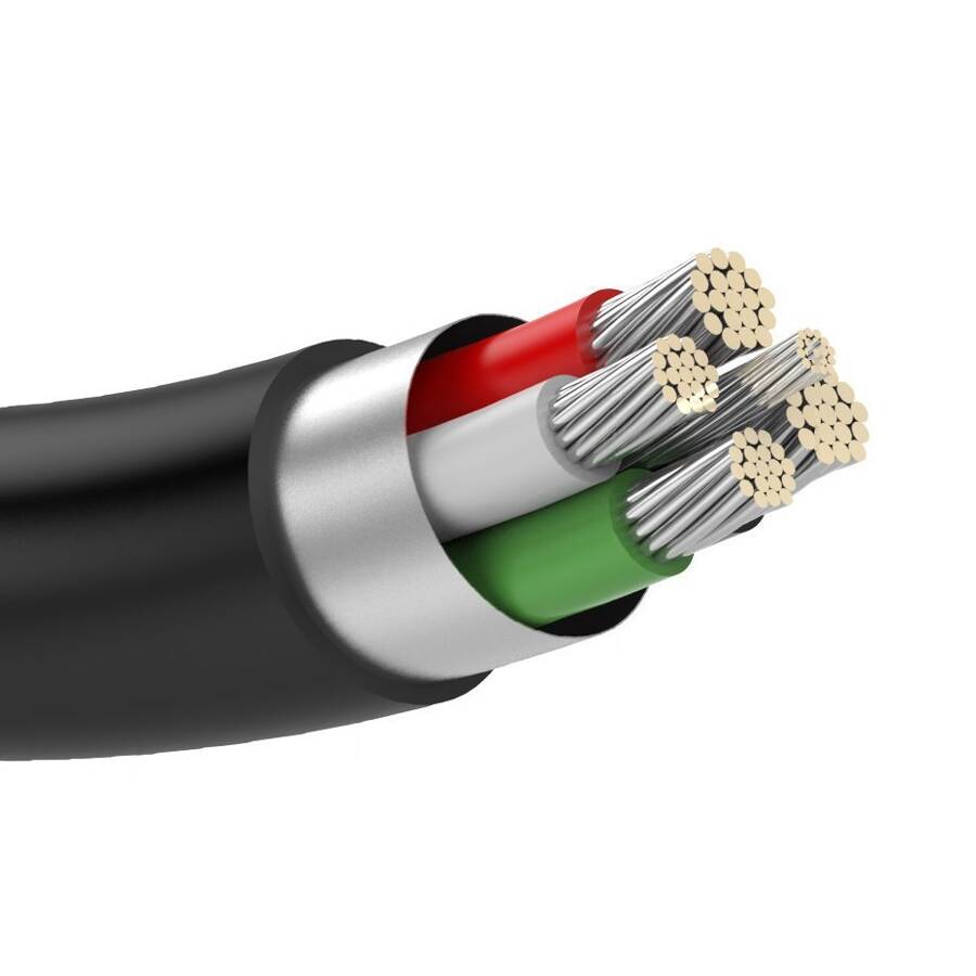 Kabel za Prijenos Podataka i Punjenje USB-A - miniUSB UGREEN US132, 18W, 1m, Crni