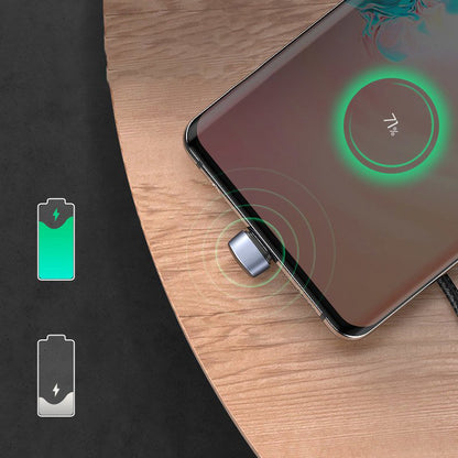 Kabl za Prenos Podataka i Punjenje USB-A - USB-C UGREEN US311 Angled, 18W, 1m, Sivi
